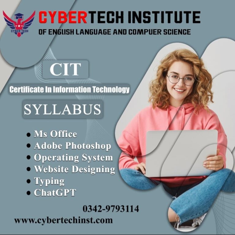 Certificate in Information Technology – CIT